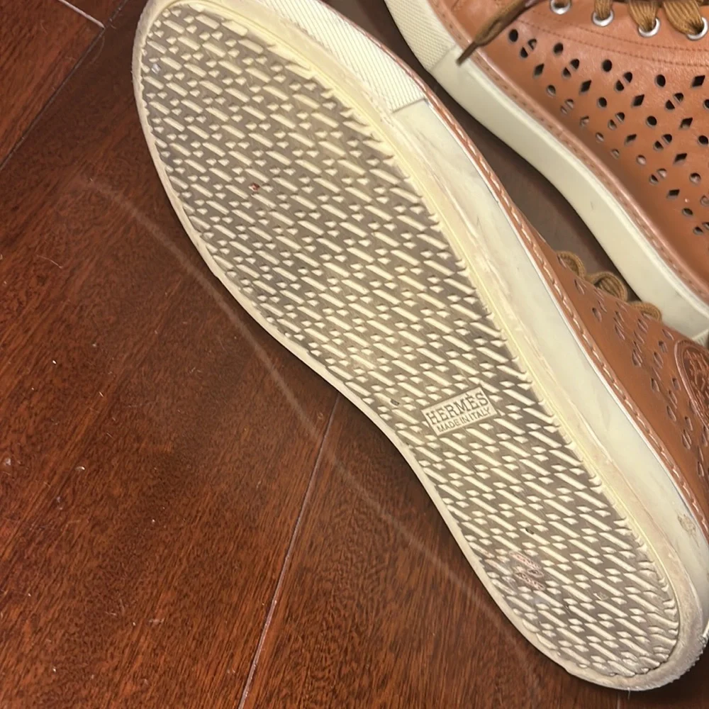 Hermes tan sneaker 36.5 - Picture 5 of 5